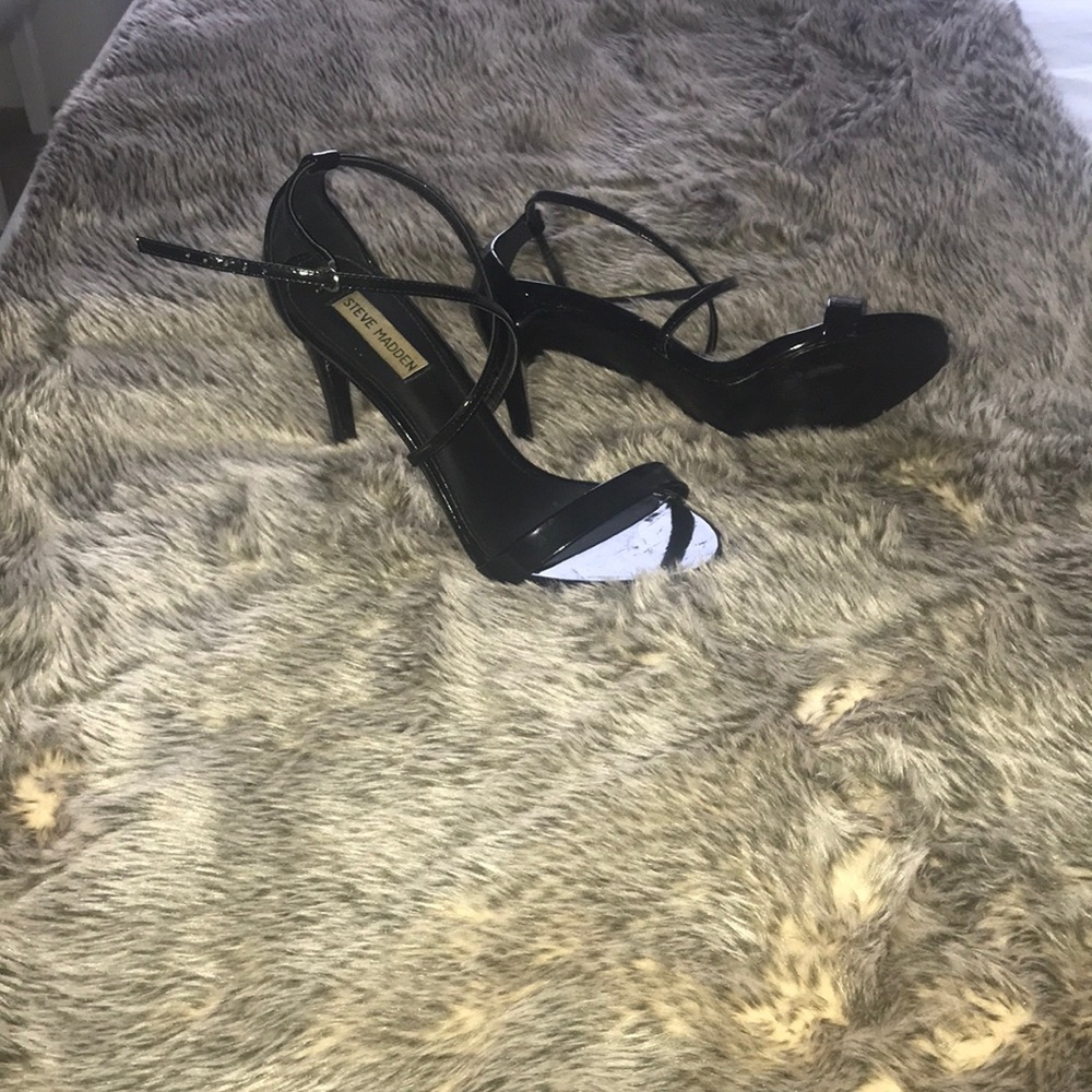 Black Steve Madden Sandal Heels